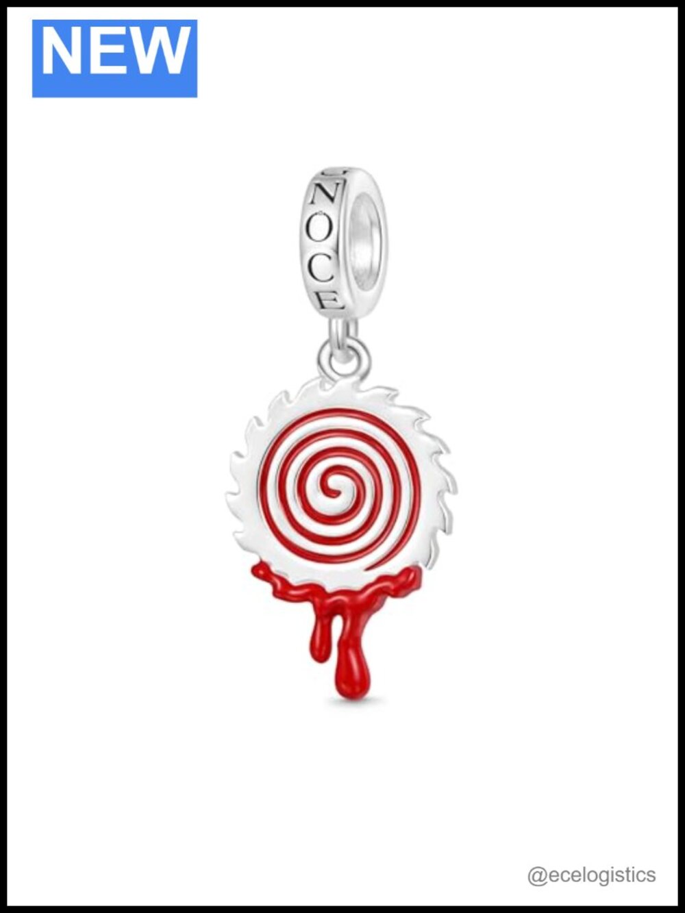 S925 Sterling Silver Saw Billy the Puppet Dangle Charm Bead for Bracelet
